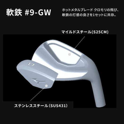 Mizuno Pro 245 アイアン 6本組(No.5～9、PW)(N.S.PRO MODUS3 TOUR105