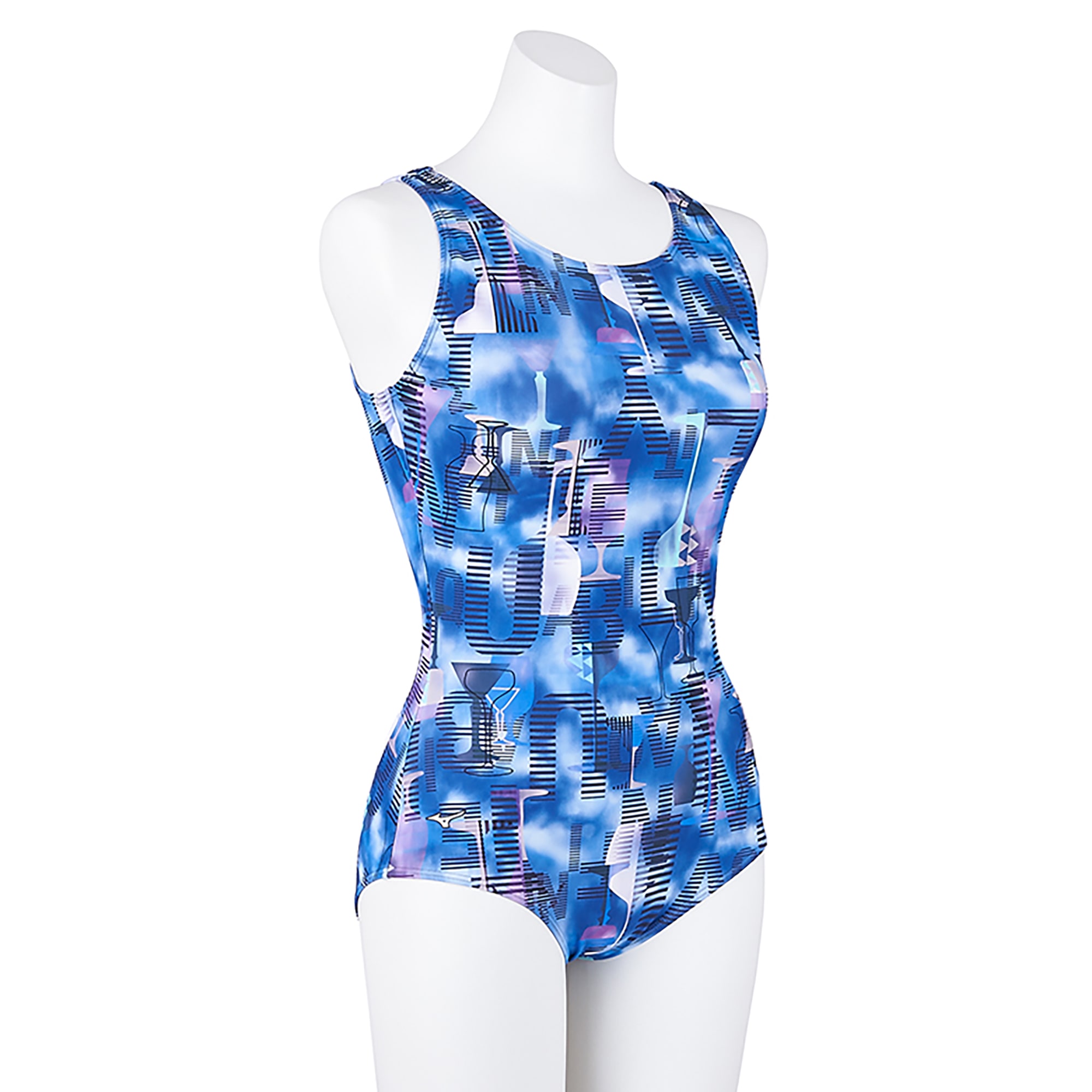 アクアフィットネス用ワンピース|N2JAB321|フィットネス水着|スイム