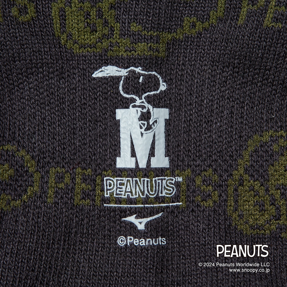 PEANUTS】ドライベクターミドル丈ソックス|B2MXBY01|Go to by mizuno