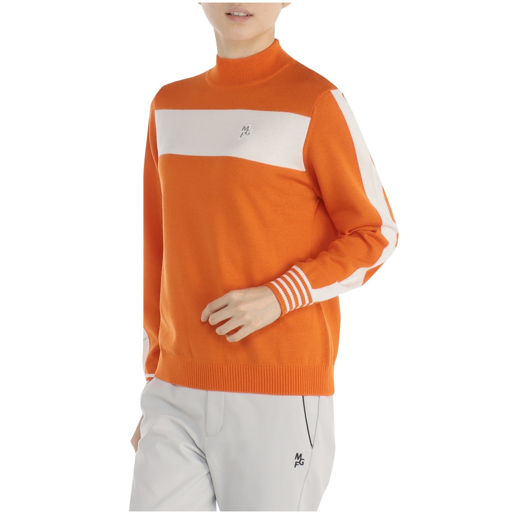 MGFコレクション／吸湿発熱】ブレスサーモハイネックセーター|E2JCB763