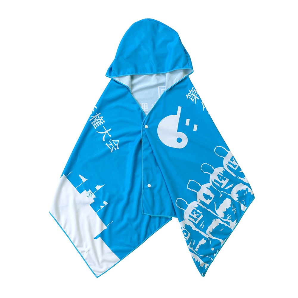 高校野球オフィシャルグッズ】フード付きスーパークールタオル(第107回