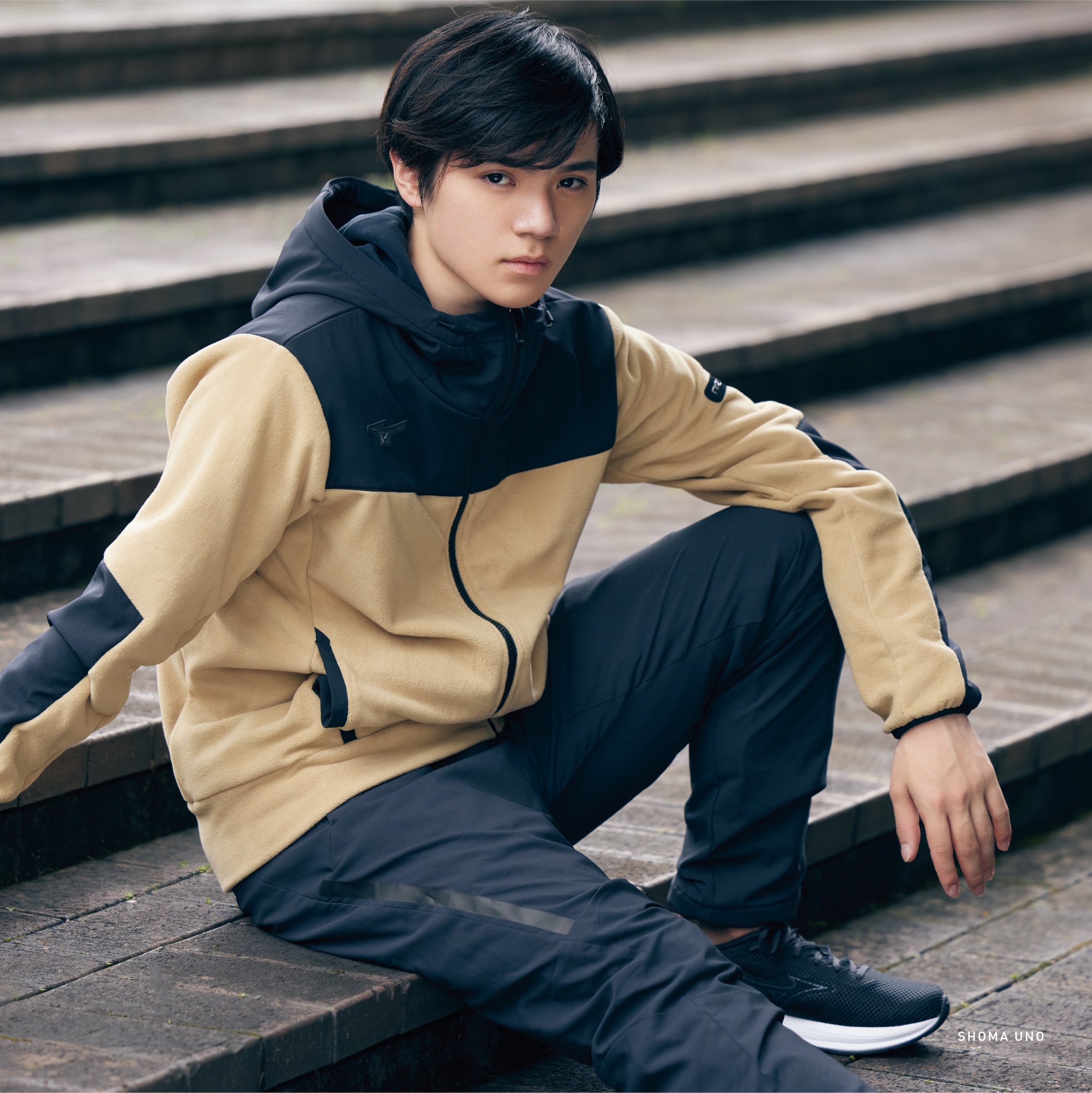 ミズノハイブリッドフリースジャケット|32MCA558|ミズノトレーニング