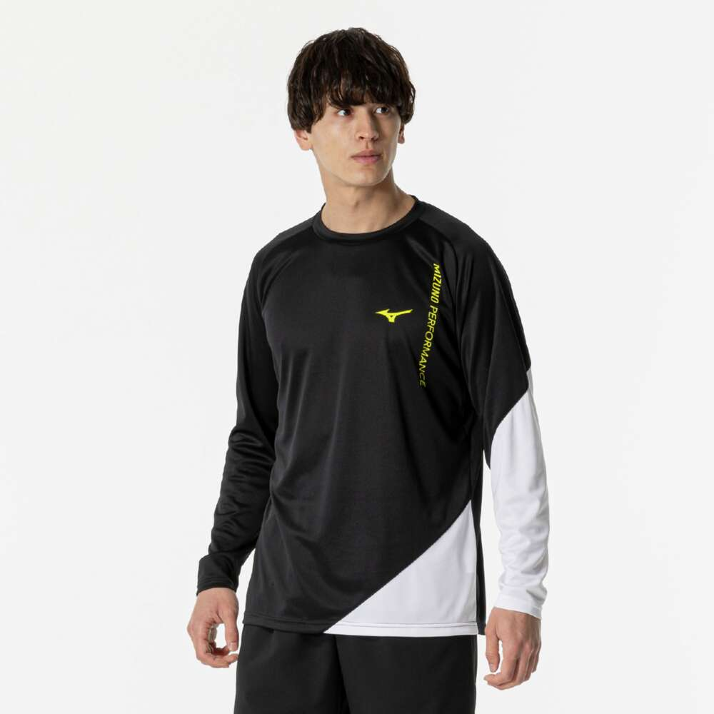 プラクティスシャツ(長袖／ラケットスポーツ)|62JAB510|ウエア|テニス