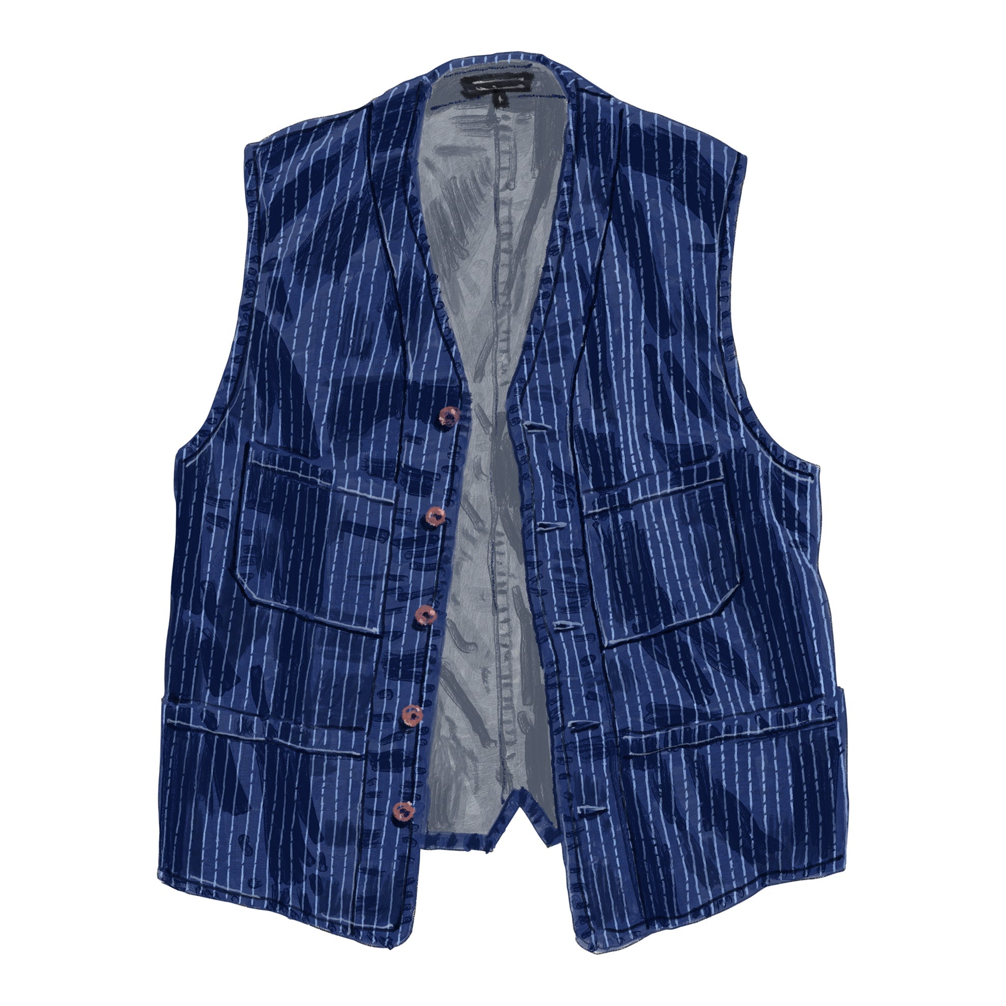 The Out West Wabash Vest – The J. Peterman Company
