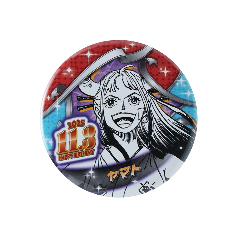 ONE PIECE』バースデイ缶バッジ ヤマト BE4: アクセサリー