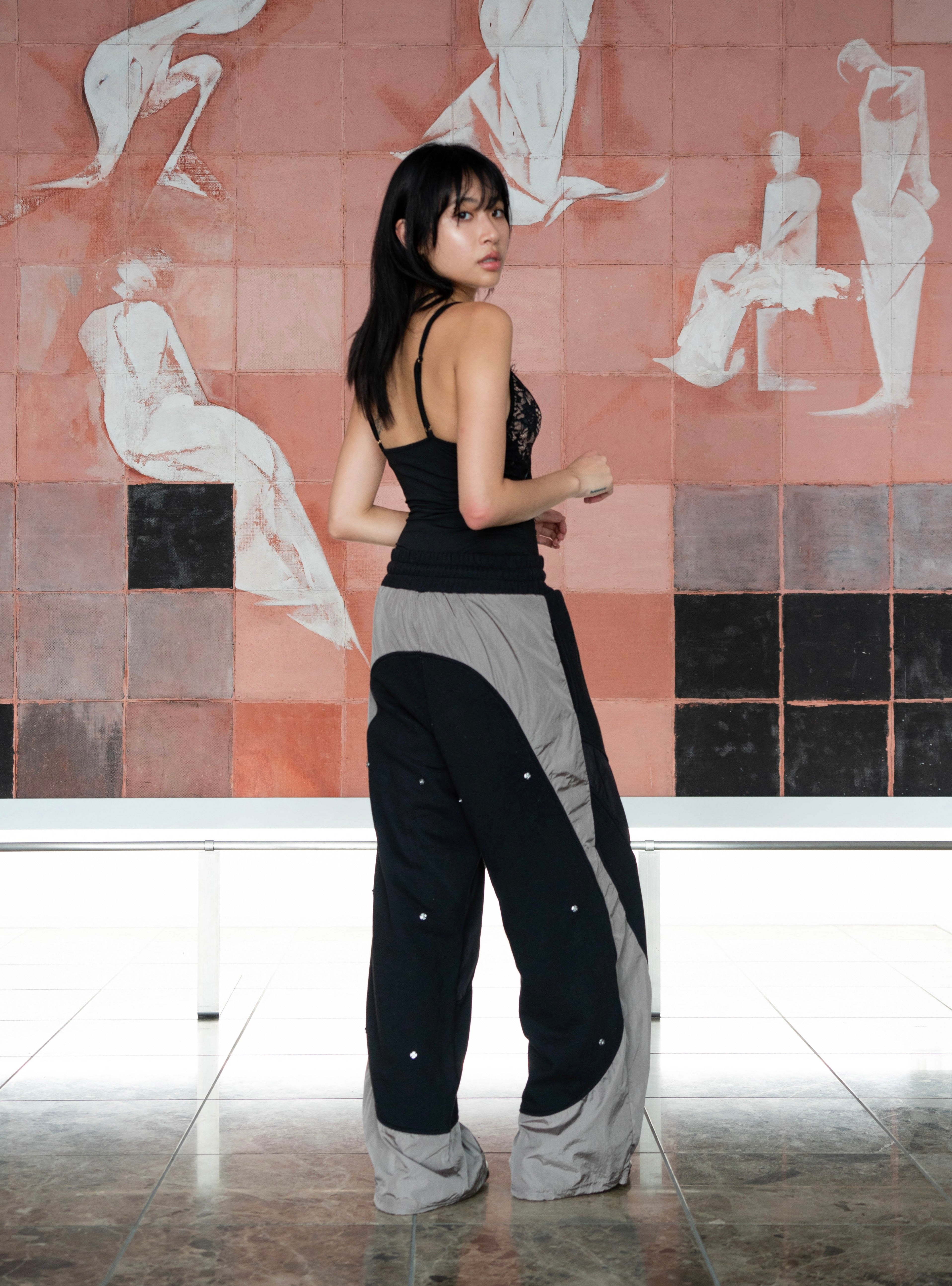 Adjustable Fabric Block Pants – JUEMI