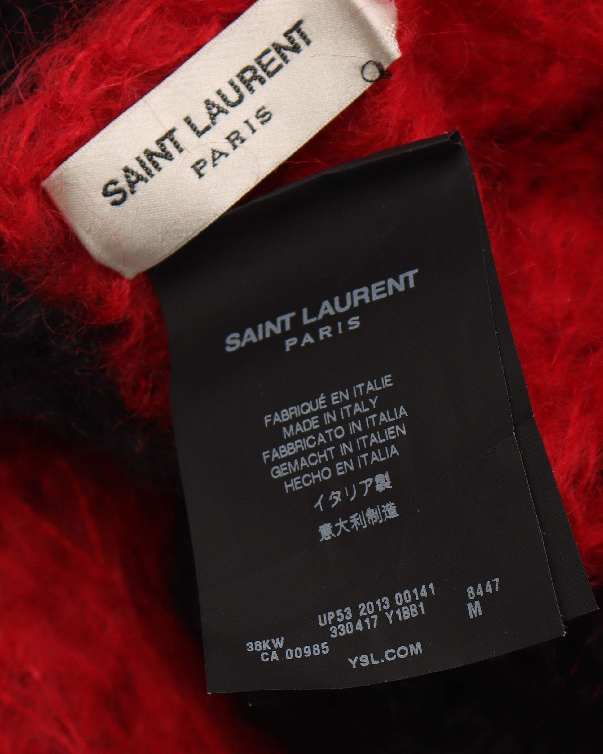 Saint Laurent FW13 Wide-Knit Mohair Scarf – Justin Reed
