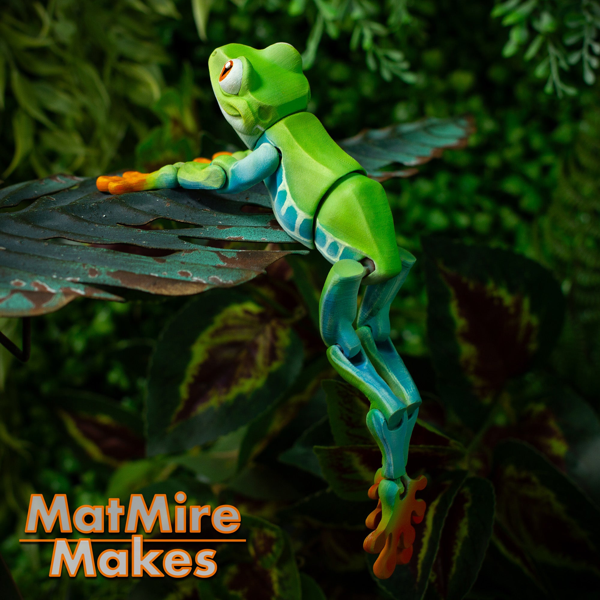 3D Printed Tree Frog by MatMire Makes – Jutlo Studio