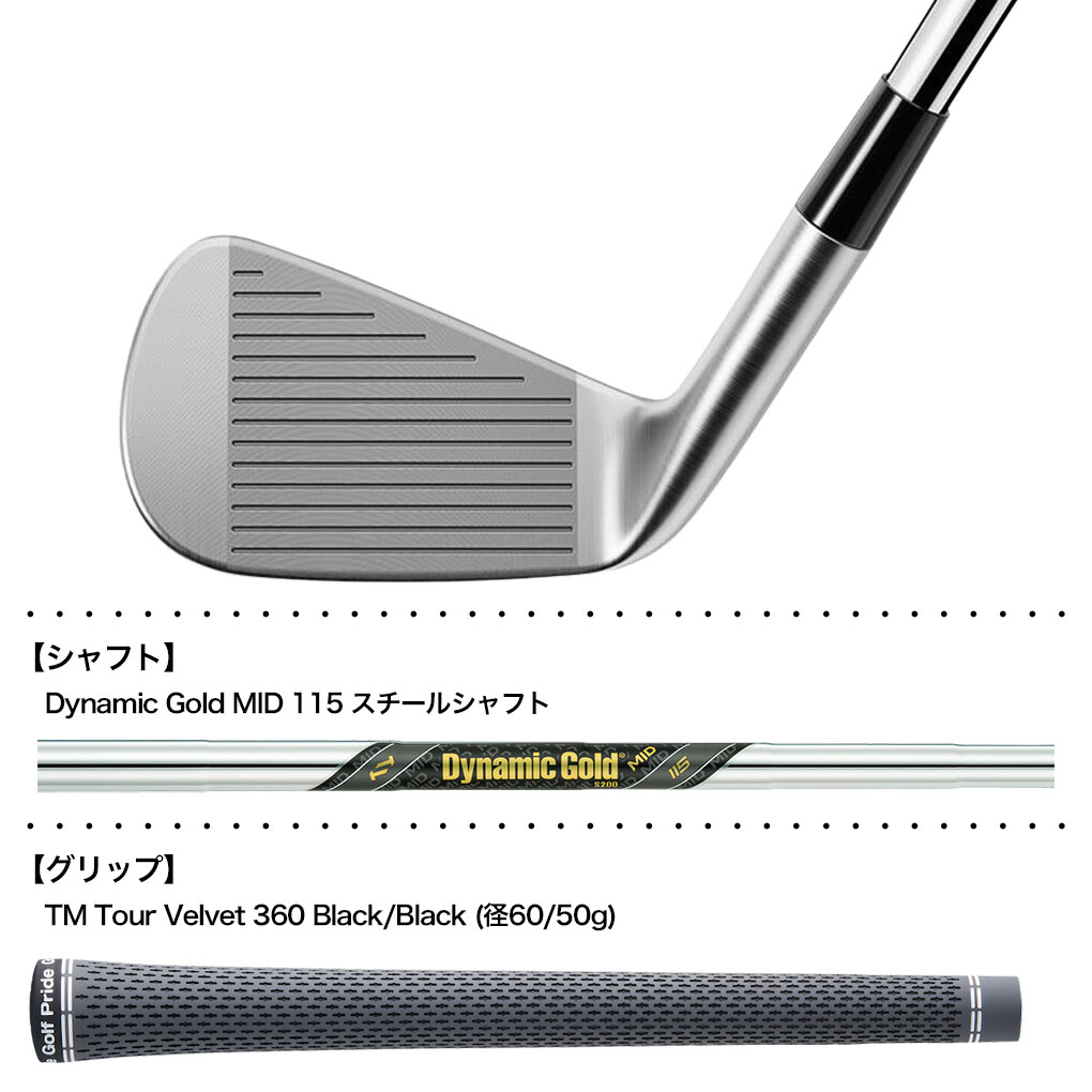 テーラーメイド 2024 New P7CB アイアン 5本セット(6I-9I,PW) メンズ