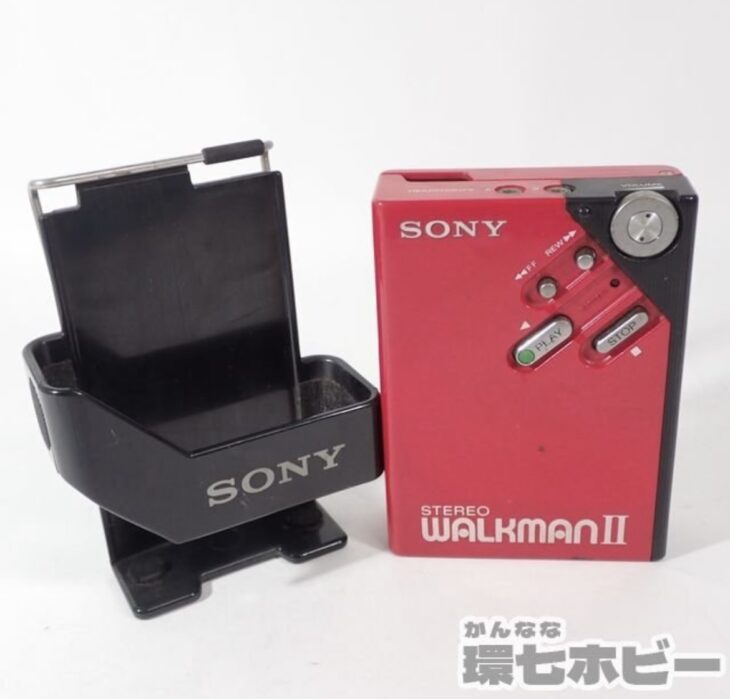 SONY ソニー WM-2 ポータブル カセットプレーヤー ウォークマン レッド