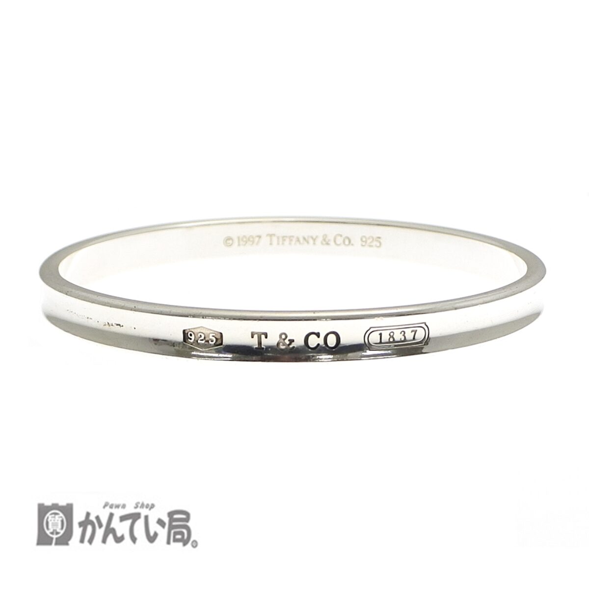TIFFANY&Co. ティファニー ナローバングル ブレスレット シルバー 925