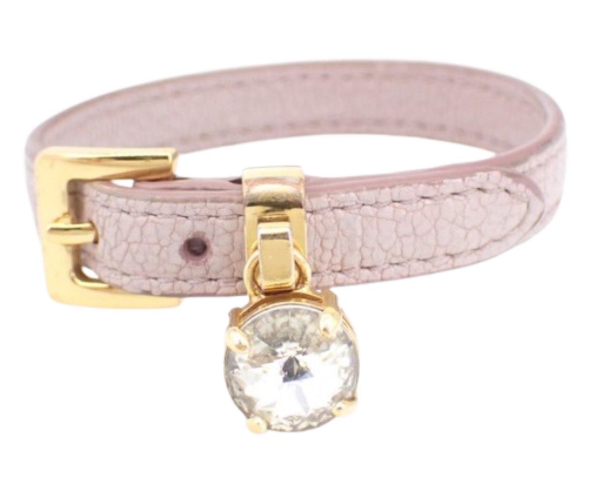 土浦ミュウミュウ（MiuMiu）買取】マドラスレザー ブレスレットの買取
