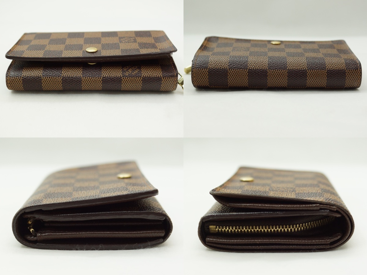 LOUIS VUITTON ルイ ヴィトン N61730 二つ折り財布 CA0034 L字