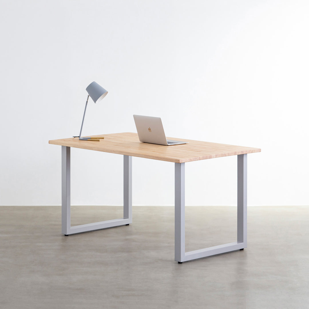 THE TABLE / ラバーウッド ナチュラル × Colored Steel 全8色 NATURE