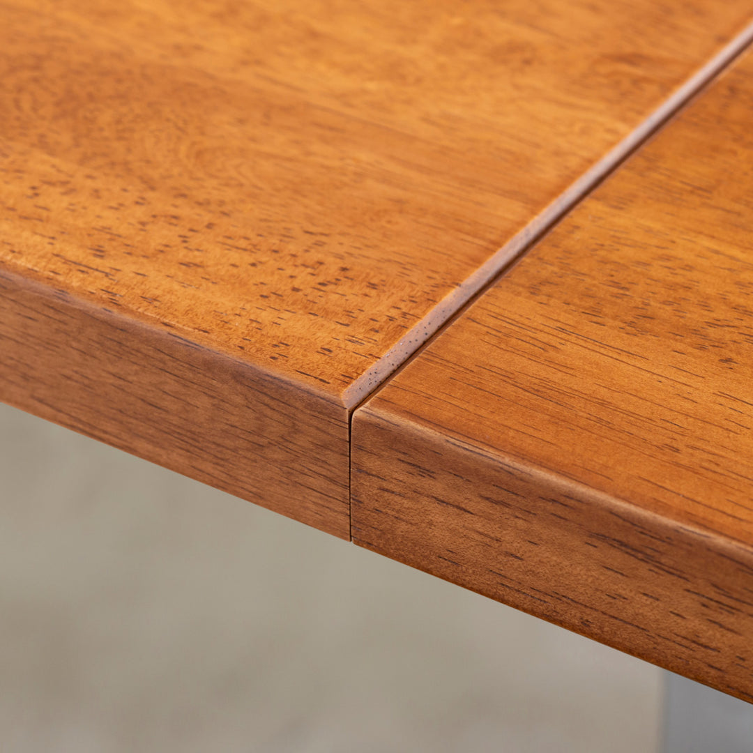 THE TABLE / ラバーウッド ブラウン × Stainless × W181 - 300cm