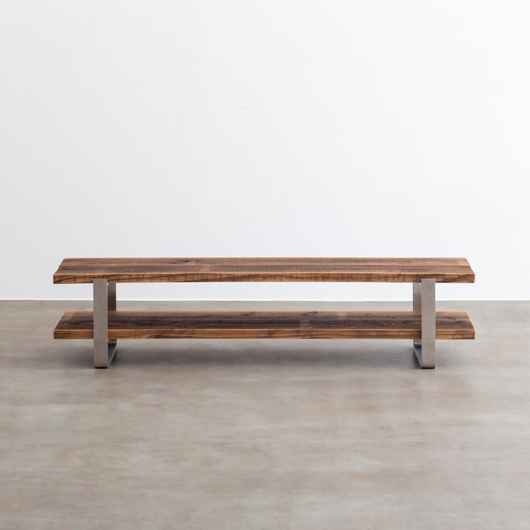 THE TV BOARD / LOW TABLE 無垢 杉 ヴィンテージスタイル × Stainless