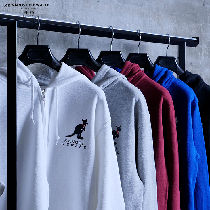 完全受注生産】鹿乃×KANGOL REWARDコラボ ZIPパーカー