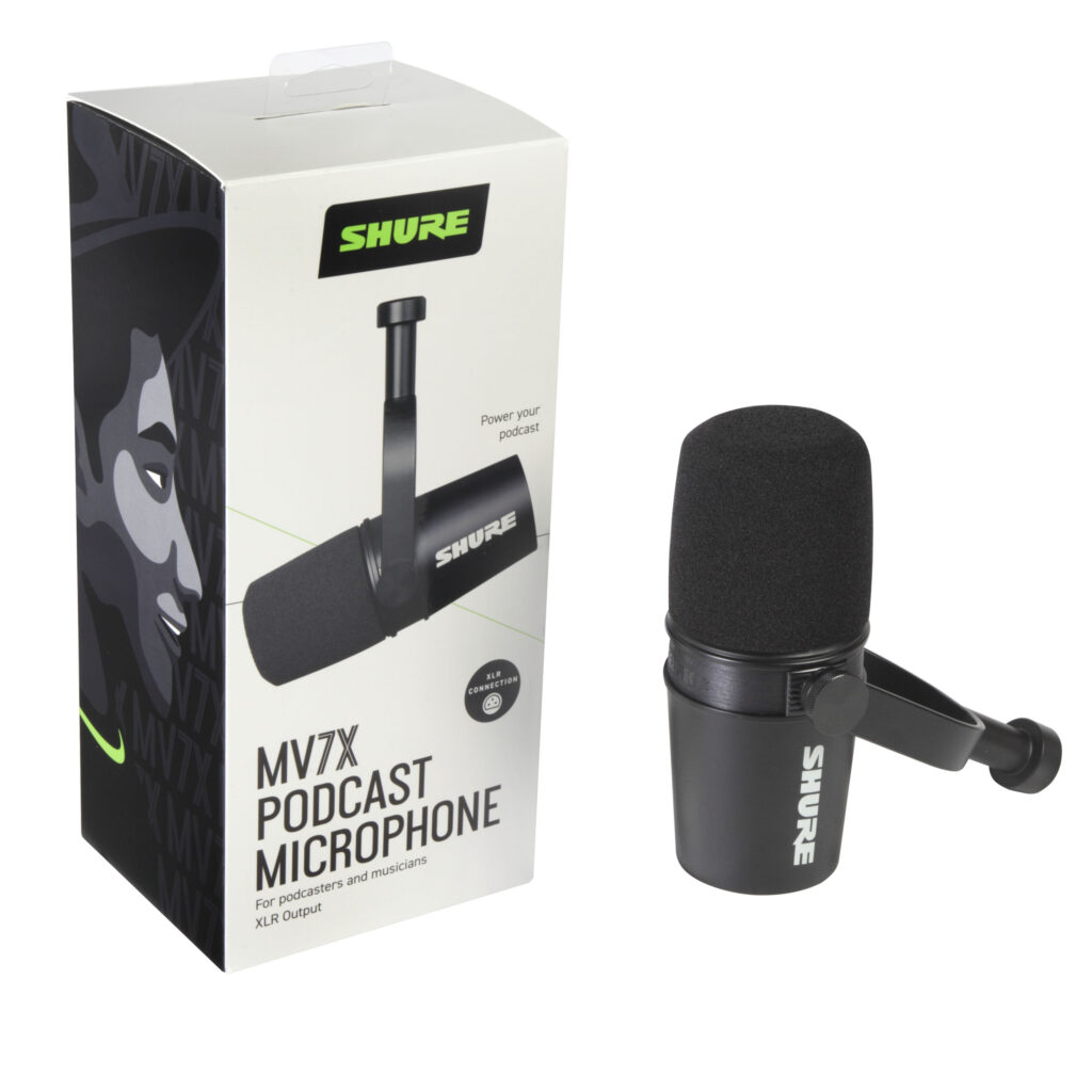 MV7X ポッドキャストマイクロホン - Shure | 完実電気株式会社