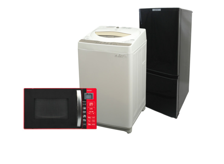 都内23区送料無料❗️冷蔵庫 洗濯機 オーブンレンジ 家電3点セット
