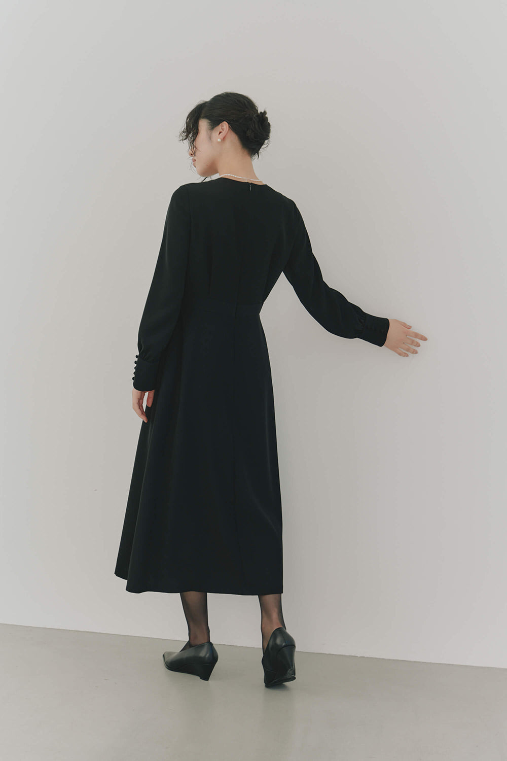 kaene公式オンラインストア シンプルロングスリーブ / 100610 ブラック