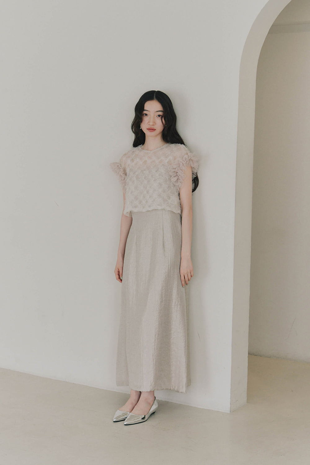 kaene公式オンラインストア ボリュームブラウスセットドレス / 100956