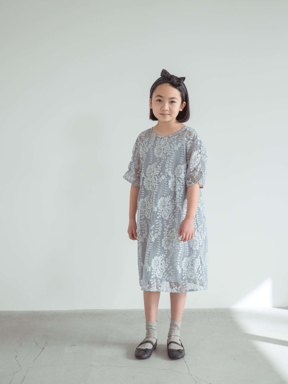 KIDS) 配色レースエプロンワンピース/ kaene kaene公式オンライン