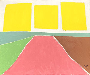 大沢昌助「ひろがり」油彩8号