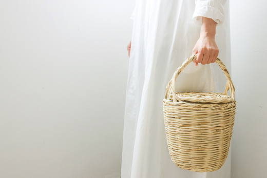 ポルトガル Cane Basket (L)