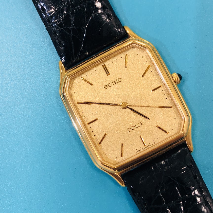 セイコー ドルチェ 8J41-5010 金無垢 時計 買取実績