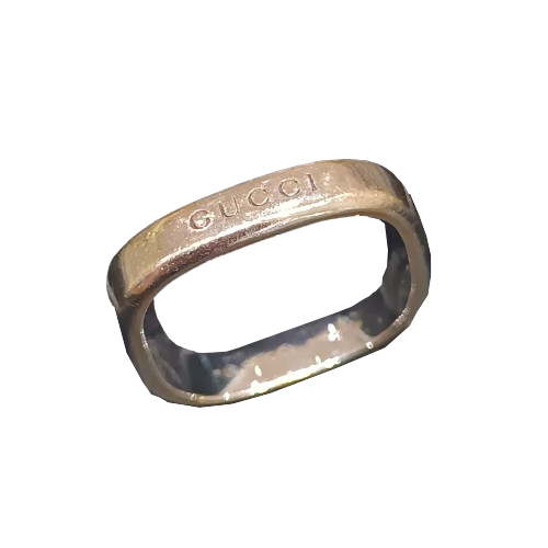 GUCCI グッチ 6Pダイヤ アイコンリング ジュエリー K18WG(ホワイト