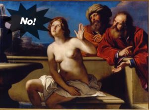 のぞきはダメ、絶対にっ！！「スザンナの水浴」 | 大人の美術館