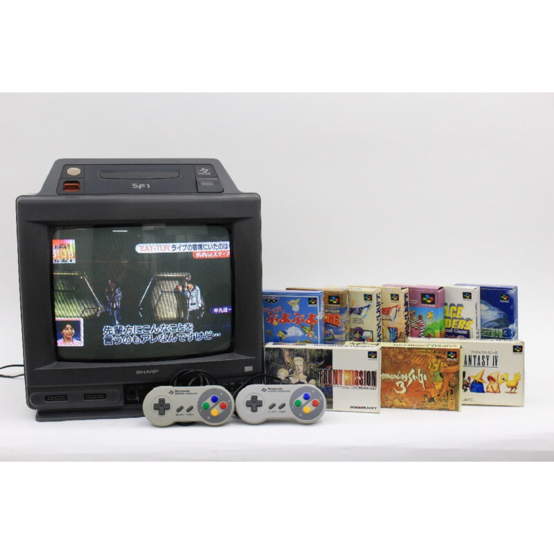買取実績 |SHARP 14インチ スーパーファミコン内臓型TV 14G-SF1 地デジ