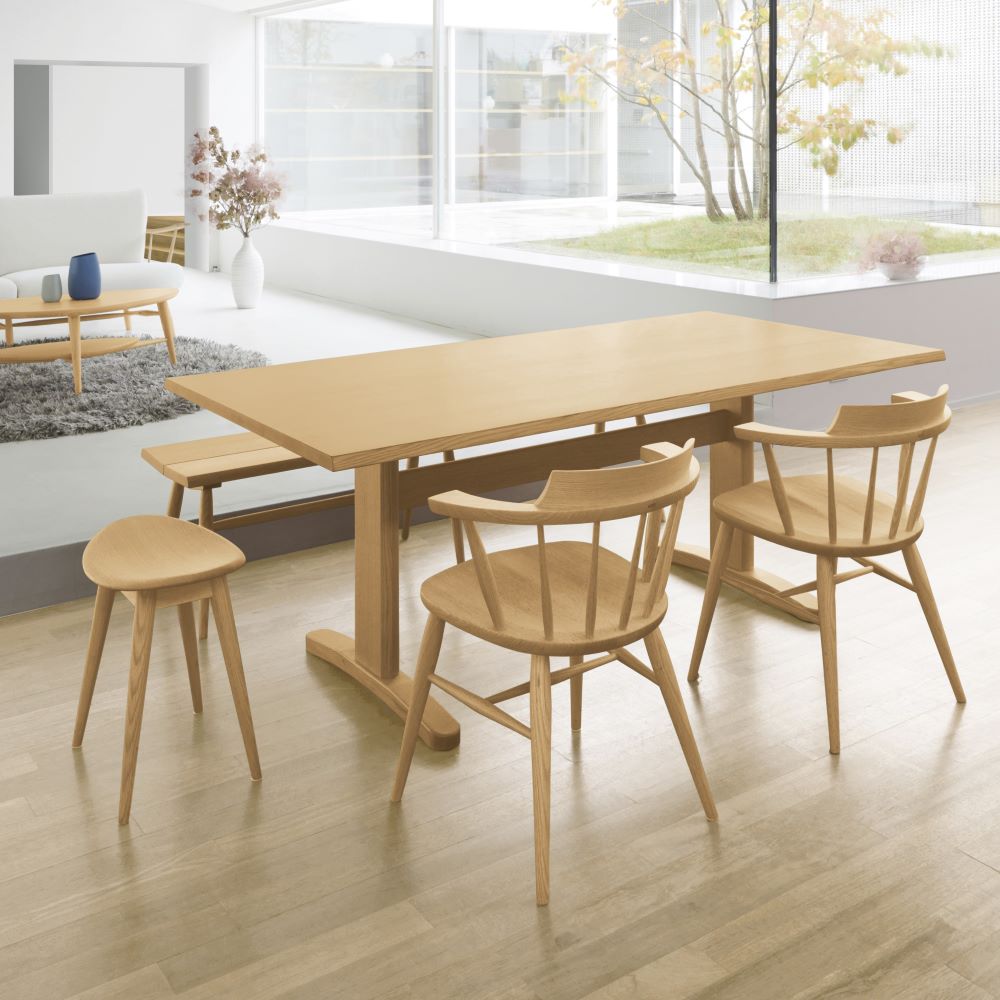 SELECTION スツール（オーク板座）EC17A – 柏木工株式会社オンラインストア