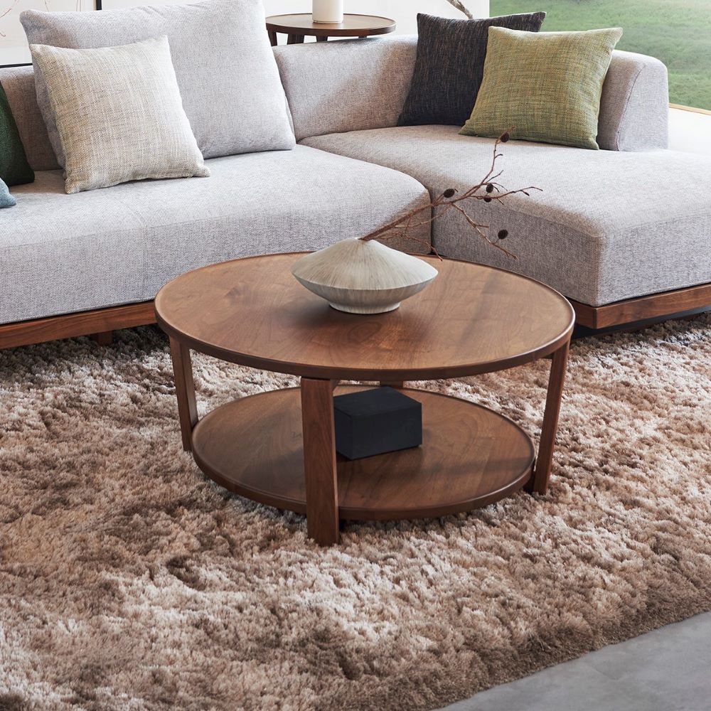 MODE センターテーブル(Φ850・1000)(ウォールナット) – 柏木工株式会社