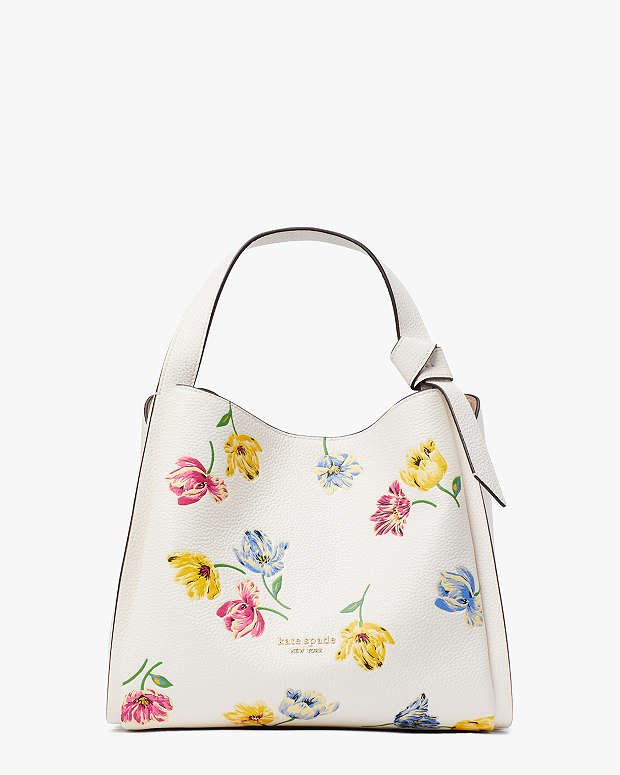Knott Tulip Toss Embossed Medium Crossbody Tote | Kate Spade NL