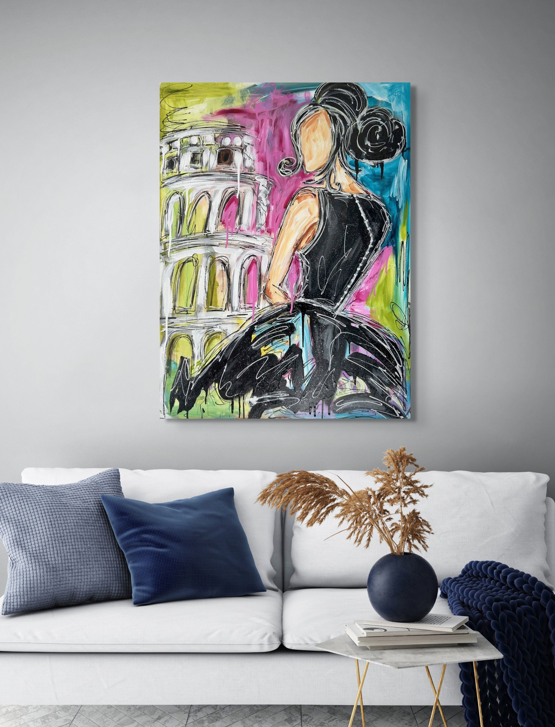 Posing In Prada: Painting by Artist Karen Couillard – Karen
