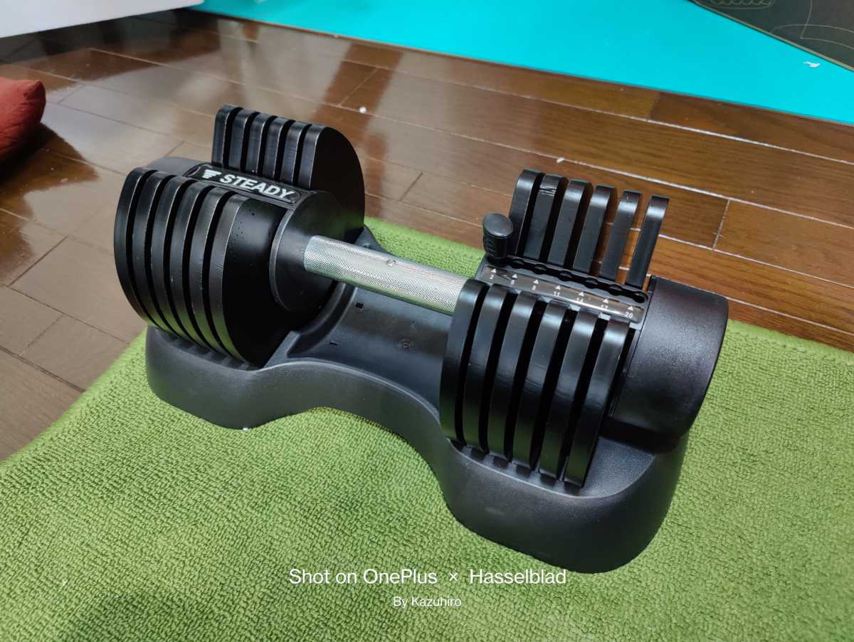 STEADY 可変式ダンベル20kg×2
