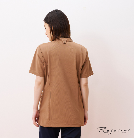 KZN714スクラブ半袖（男女兼用） (シナモンベージュ/SS)｜KAZEN公式