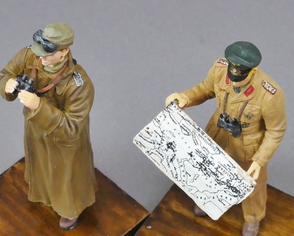 WWII 砂漠の狐 ドイツアフリカ軍団 ロンメル将軍＆将校 北アフリカ