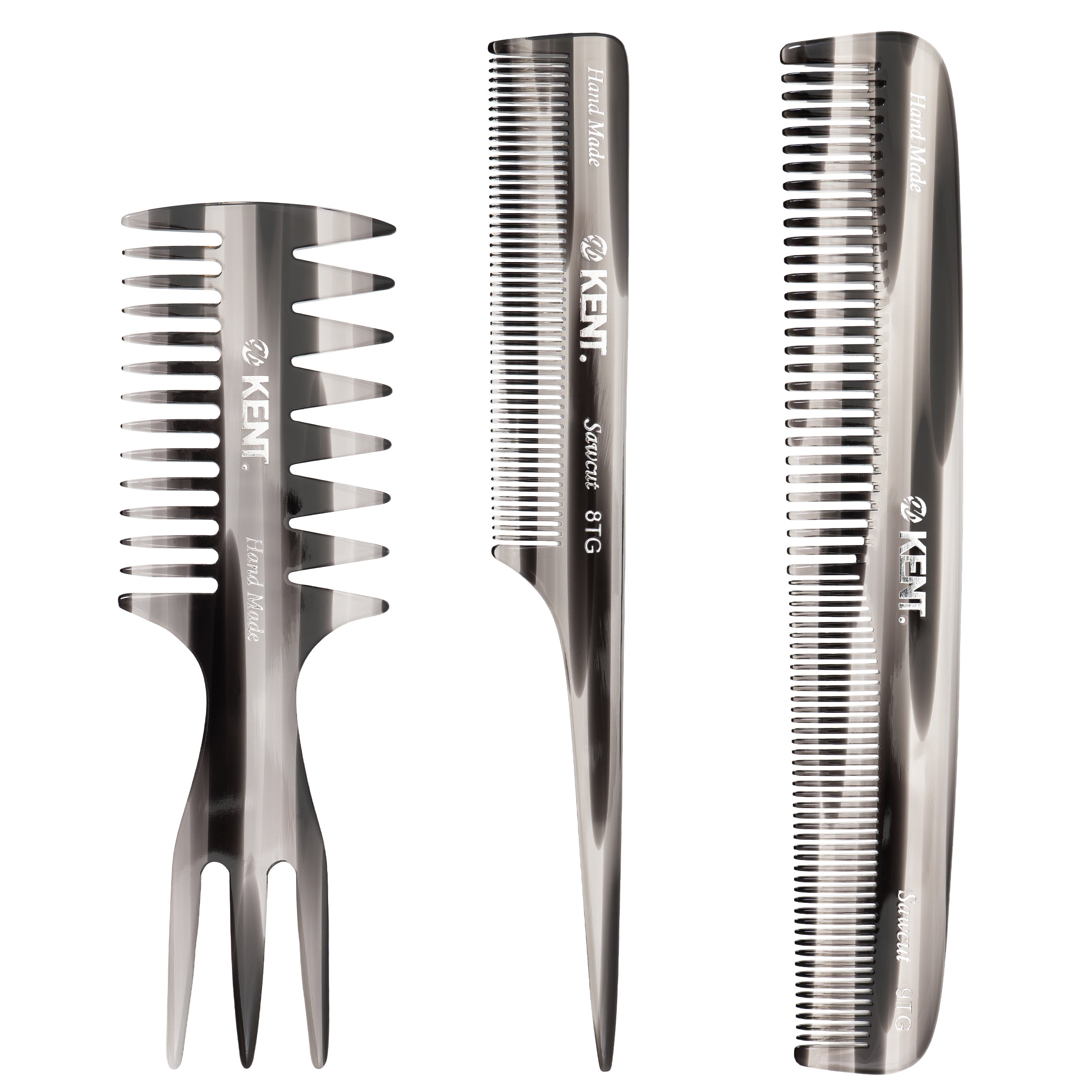 ハンドメイドコーム 3本セット CMSET-8TG-9TG-57TG《GB KENT & SONS公式》