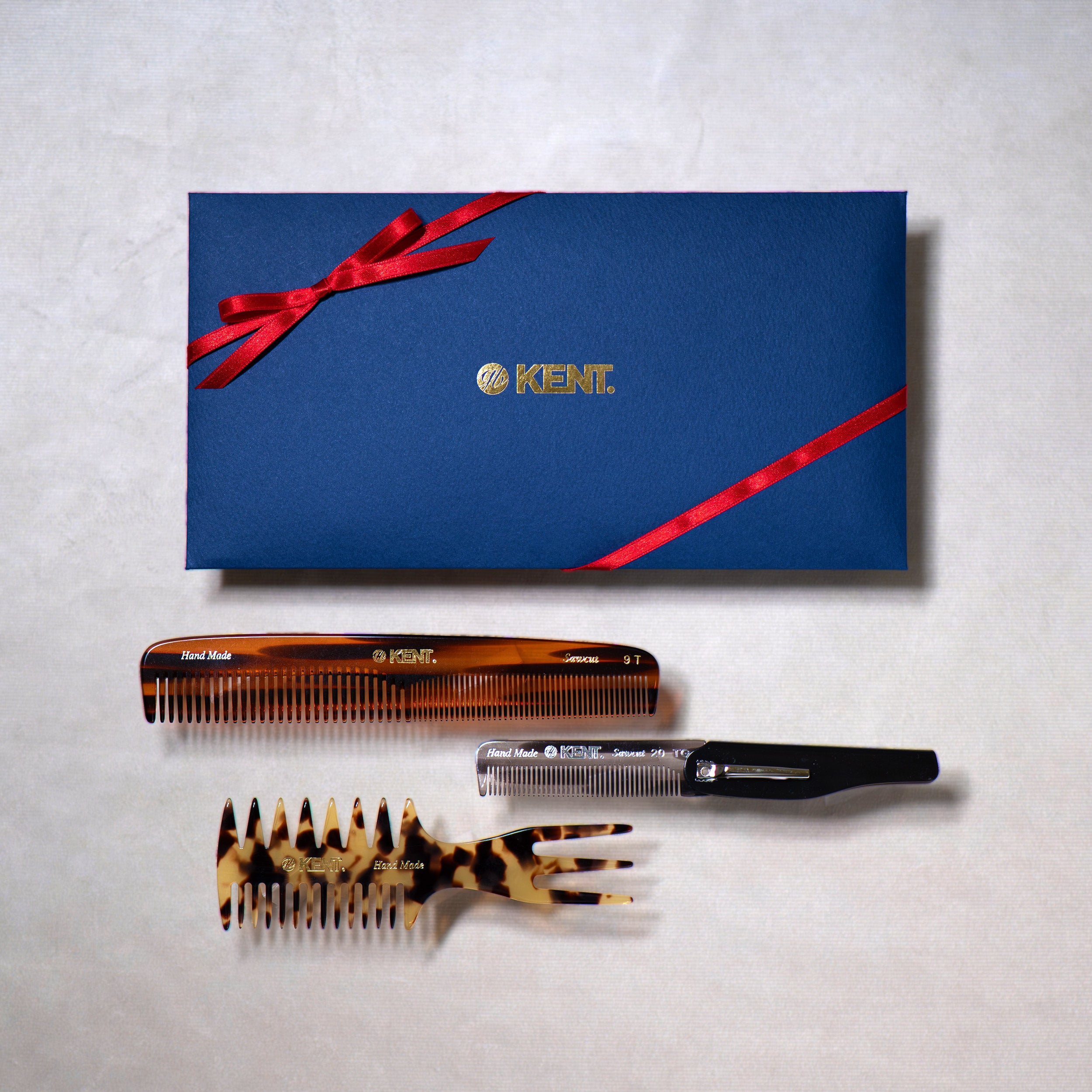 ハンドメイドコーム 3本セット CMSET-9TG-20TG-57TG《G.B.KENT & SONS