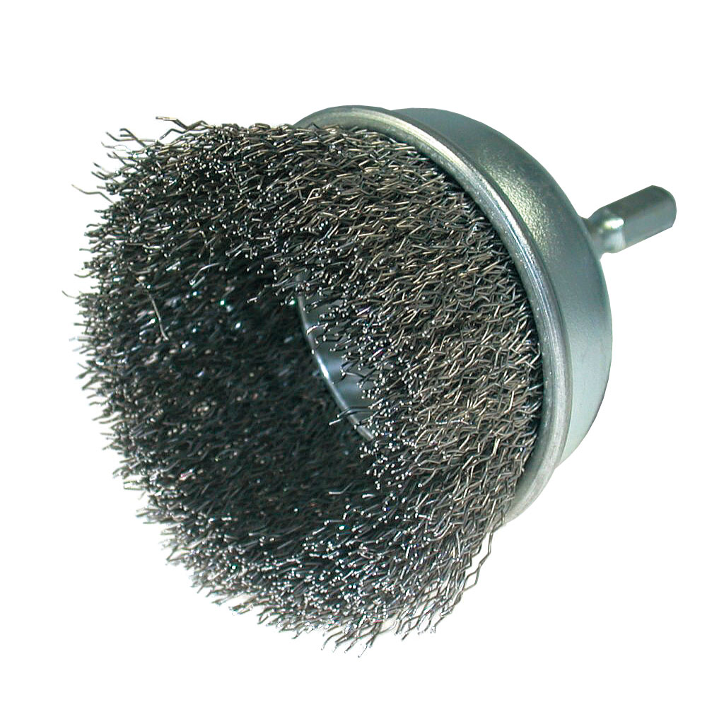 CKN65-インパクト用カップブラシ 鋼線 65X25X6．35−｜研磨