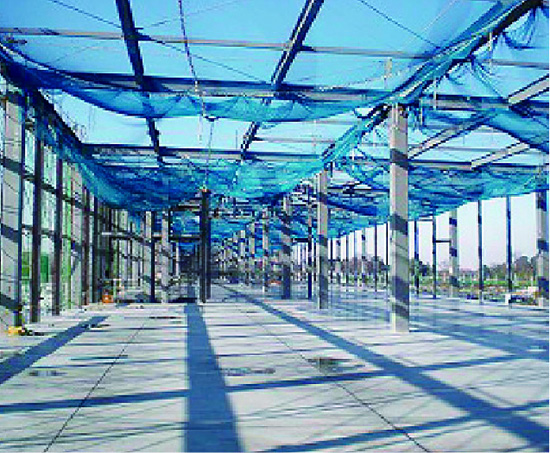 けんせつパーク | 防炎ラッセルネット(15mm目合) 7×7