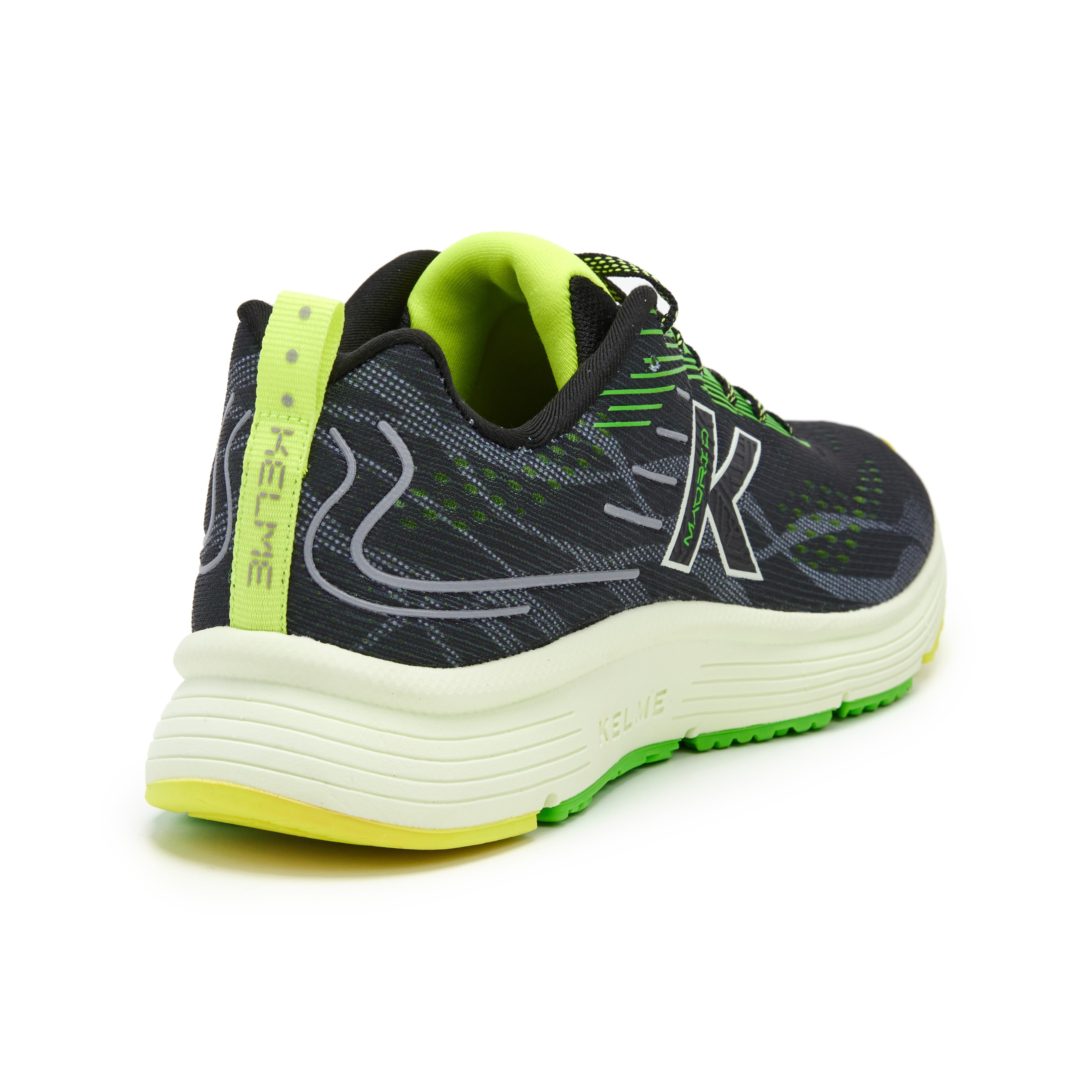 Zapatillas Running Kelme Madrid Negro | Máxima Ventilación