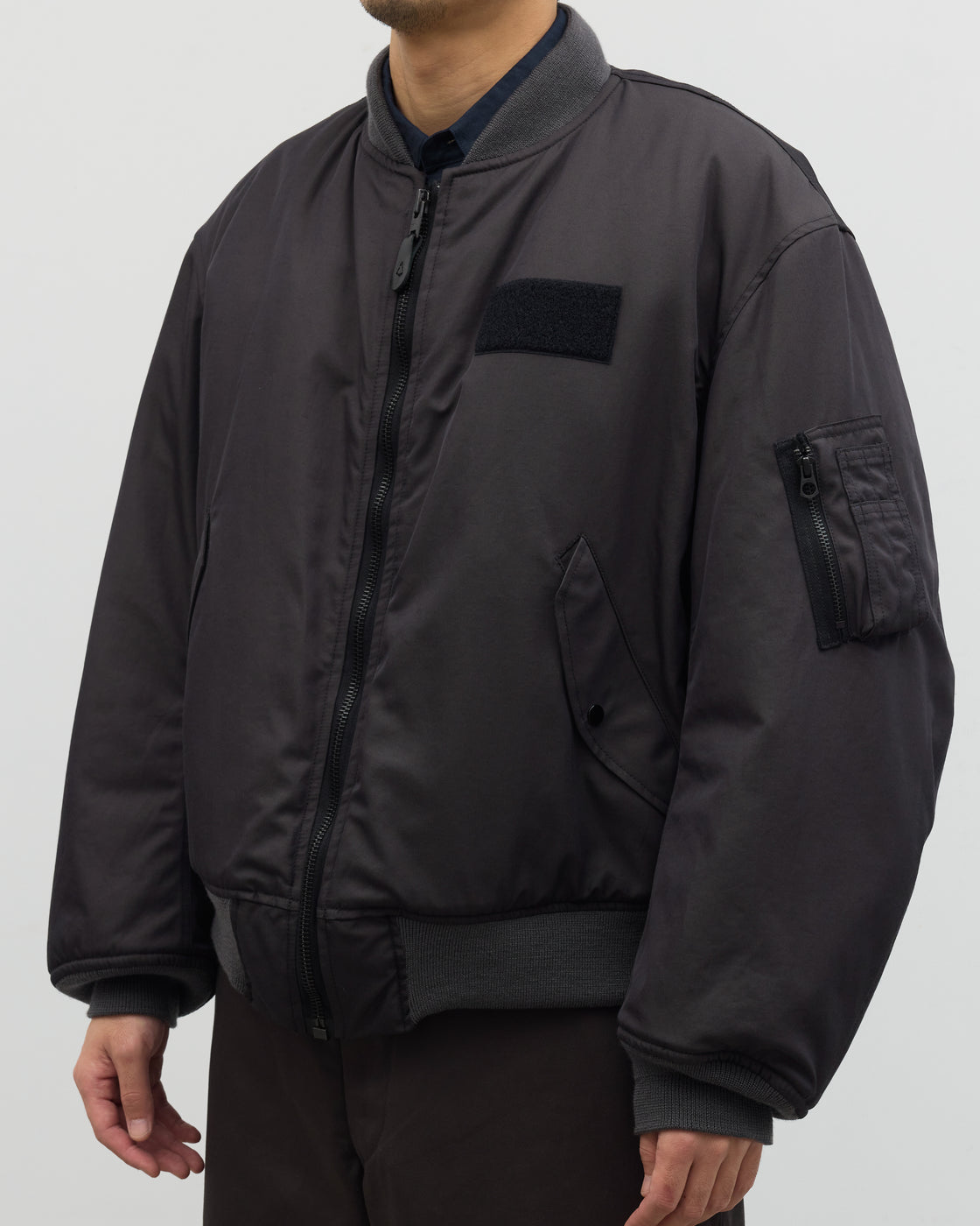 CIOTA MA-1 Flight Jacket, Chacoal – Keylime Tokyo