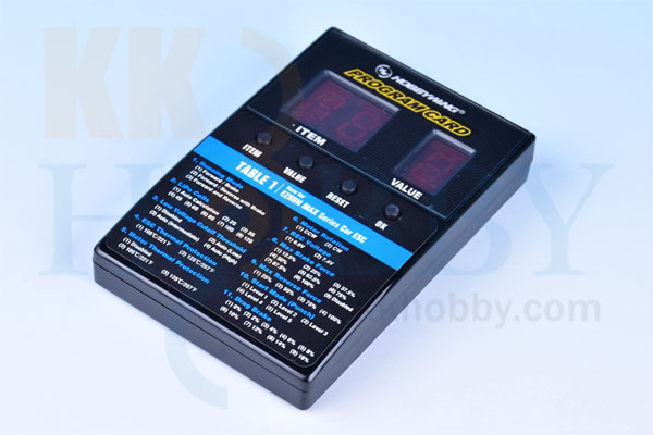 KK HOBBY 】 HOBBYWING LEDプログラムボックス ラジコン飛行機 アンプ