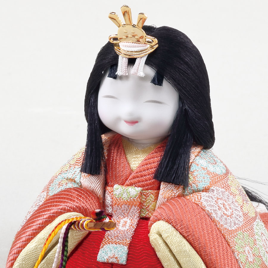 人形の田辺 / 【真多呂】木目込雛人形 くるみ雛C（M-M008-B）