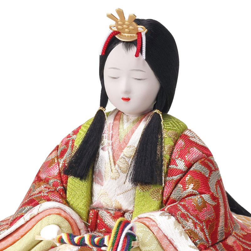 人形の田辺 / 朱雀雛 親王飾り（正絹）