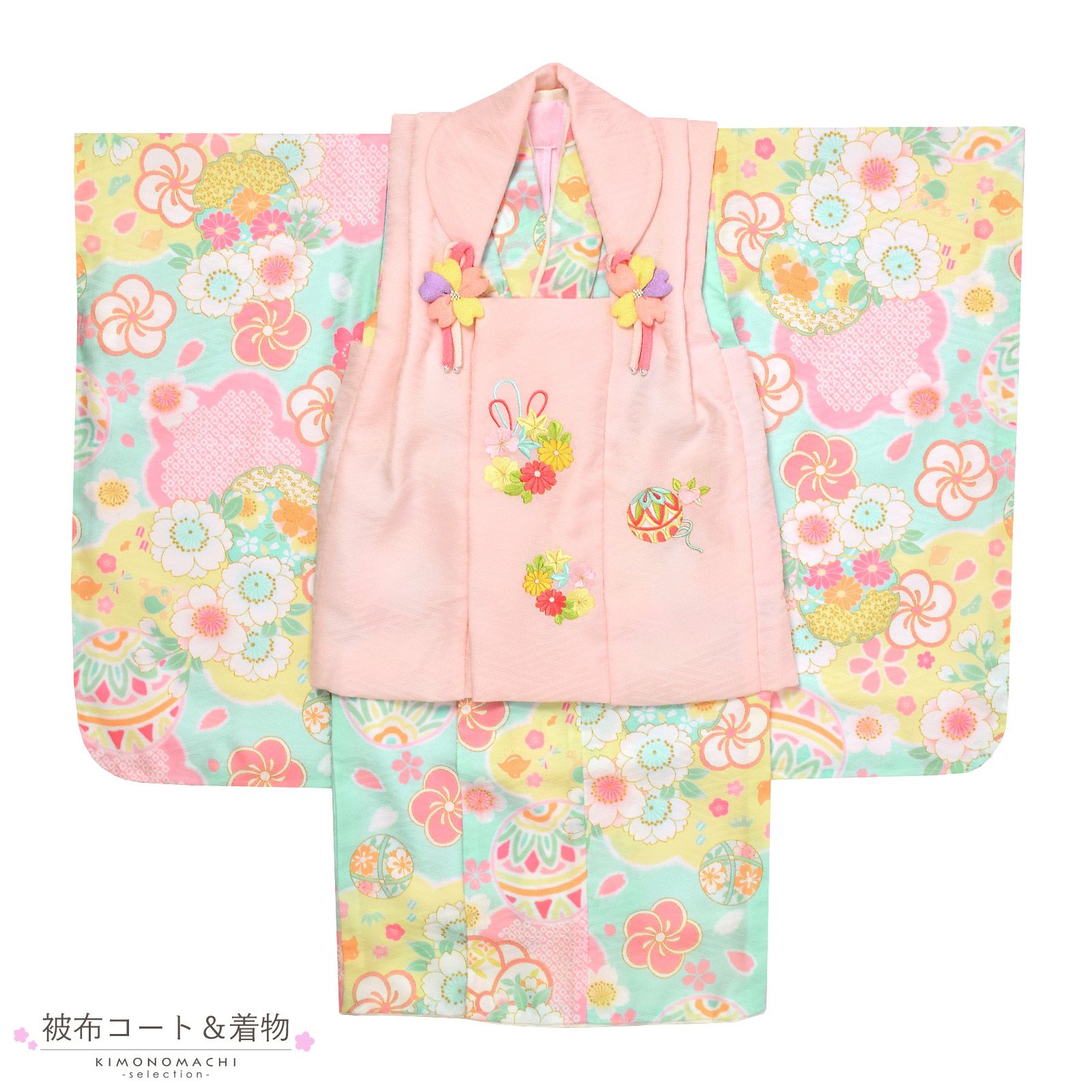七五三 着物 3歳 女の子 ブランド被布セット Shikibu Roman 式部浪漫