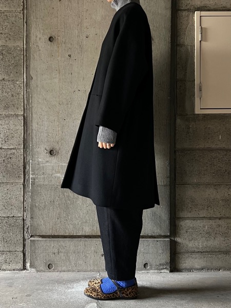 atelier naruse アトリエナルセ / メルトンウールコクーンコート【na